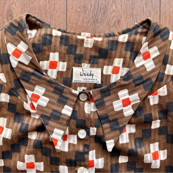 60s Mod Dagger Collar Mini Dress - Picture 5 of 9